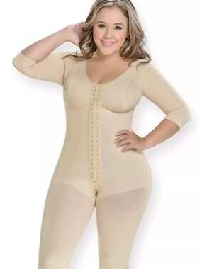 Post Surgery Compression Bodysuit Tummy Control Shapewear Fajas Colombianas